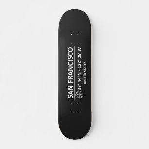 Skateboard Coordonnées San Francisco
