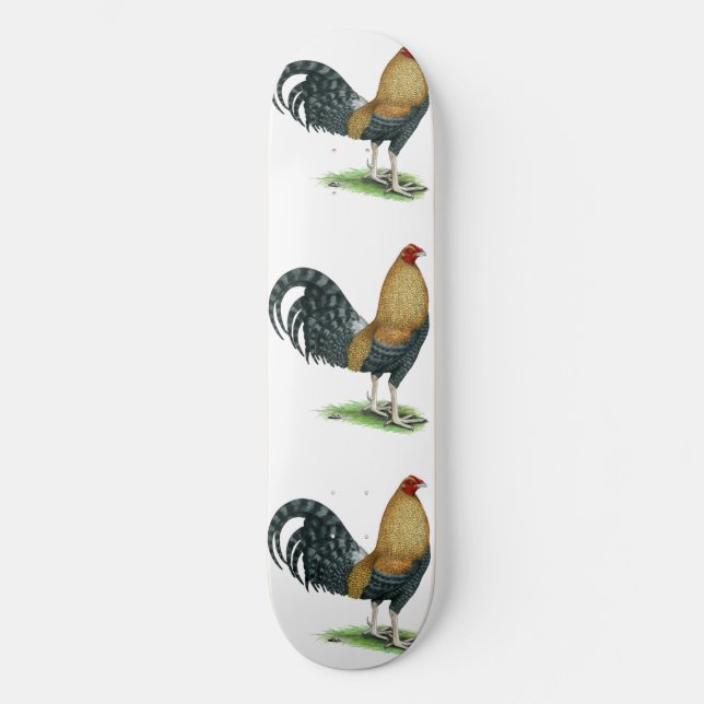 Skateboard Coq de combat : Dom ou Crele (Recto)