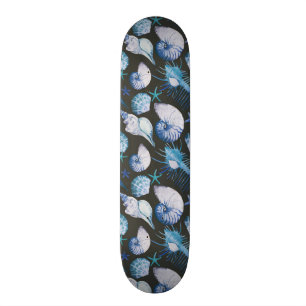Skateboard Coraux avec le motif de coquilles