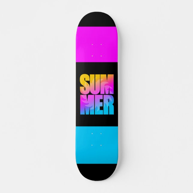 Skateboard Corey Tiger 80s Été Soleil (Devant)