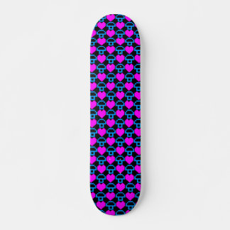 Skateboard Corey Tiger 80s Vintage Gamer Cœurs Champignons