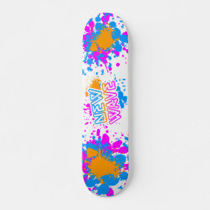 Skateboard Corey Tiger 80s Vintage Nouvelle Vague Néon Éclabo