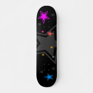 SKATEBOARD COREY TIGER ANNÉES 80 RÉTRO STARS DISCO