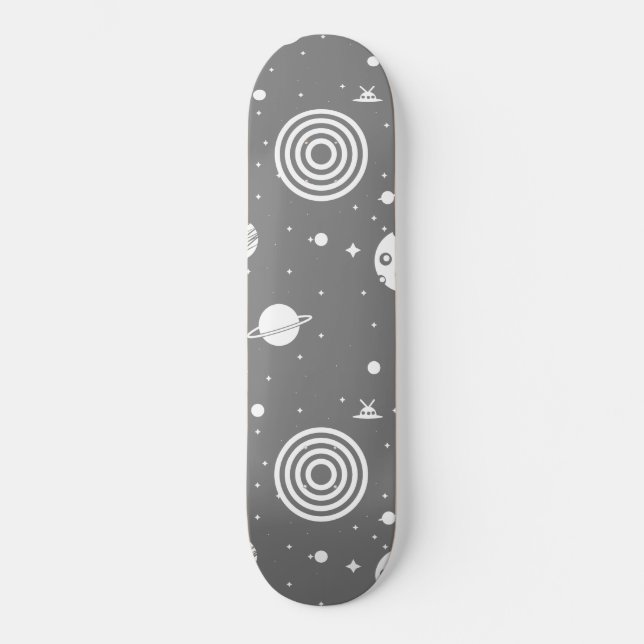 Skateboard Costume d'espace gris (Recto)
