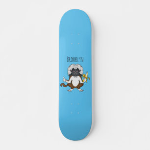 Skateboard Cotton Top Tamarin montoon est une illustration