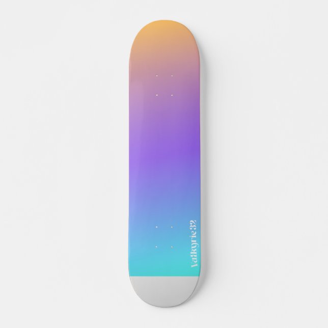 Skateboard Coucher de soleil crépusculaire (Devant)