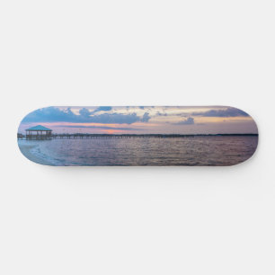 Skateboard Coucher de soleil de Navarre Père Noël Rosa