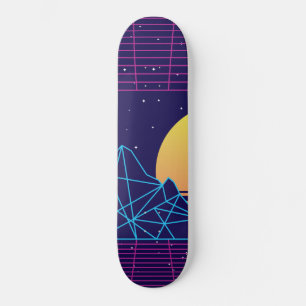 Skateboard Coucher de soleil de Vaporwave