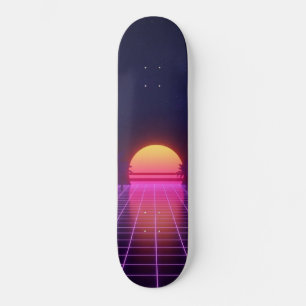 Skateboard Coucher de soleil des années 80