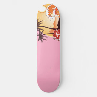 Skateboard Coucher de soleil tropical