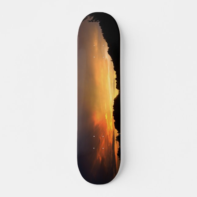 Skateboard Coucher du soleil (Devant)