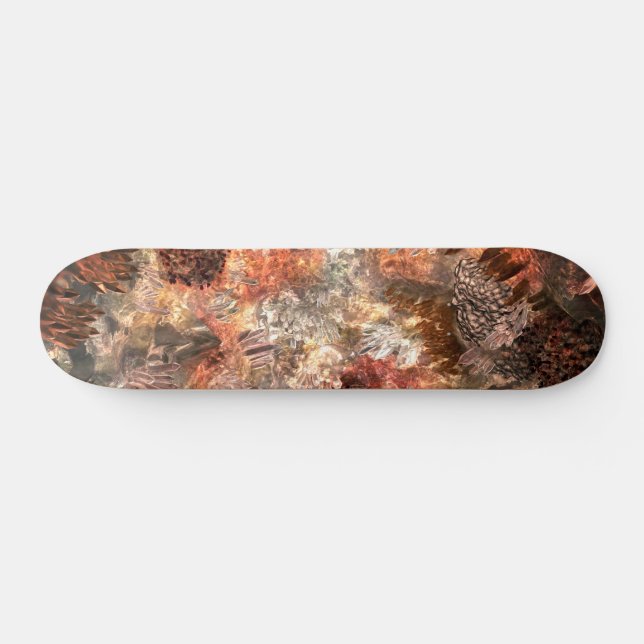 Skateboard Couches de cristaux avec teinte rustique (Horz)