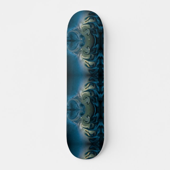 Skateboard couleur azul remolino (Devant)
