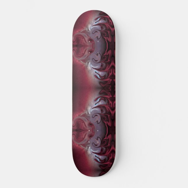 Skateboard couleur cereza remolino (Recto)