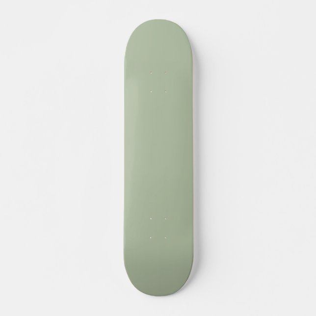 Skateboard Couleur claire et verte (Devant)