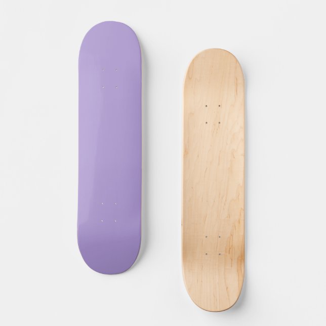 Skateboard Couleur claire pastel violet (Recto)