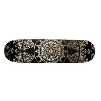 Couleur faite sur commande du mandala | de feuille