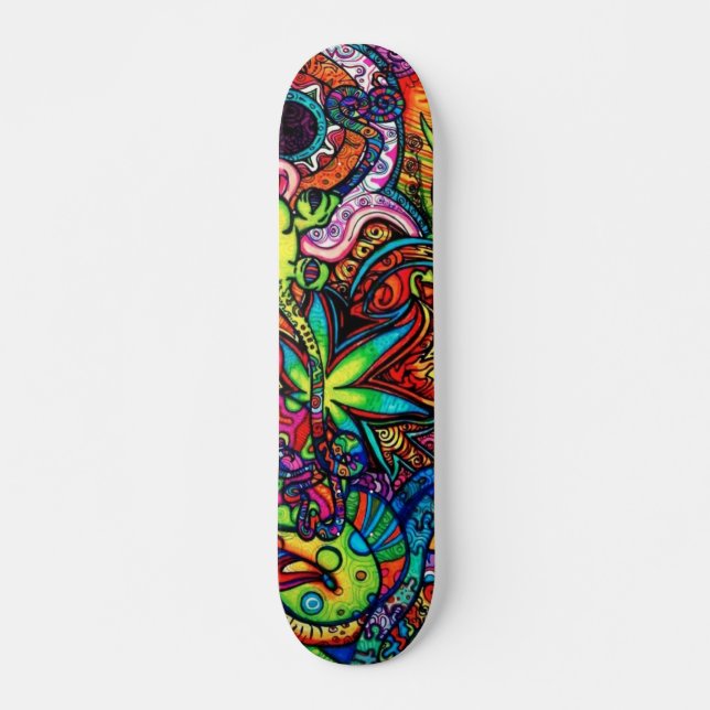 Skateboard Couleur haute (Devant)