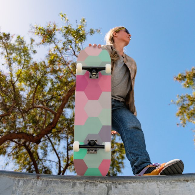 Skateboard Couleur hexagonale,  (Extérieur 1)