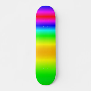 Skateboard Couleur Mélange Arc-en-ciel Aquarelle Skate 5