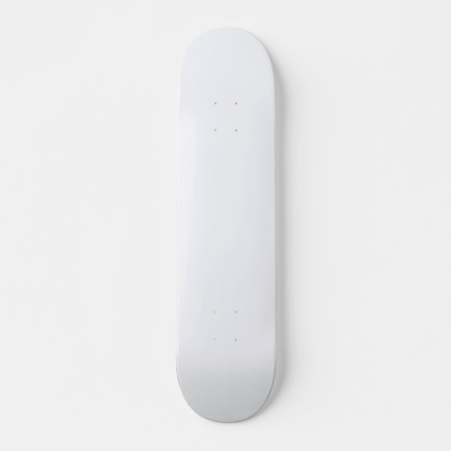 Skateboard Couleur solide blanc Fantôme (Devant)