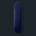 Skateboard Couleur solide bleu marine de minuit<br><div class="desc">Découvrez l'élégance de Midnight Navy Blue, un bleu marine captivant qui évoque le mystère serein d'un ciel de minuit et les profondeurs profondes de l'océan. Cette teinte sophistiquée apporte une touche d'énigme et de tranquillité, Parfait pour ajouter un énoncé subtil mais impactable, cette couleur s'intègre harmonieusement dans l'esthétique moderne et...</div>