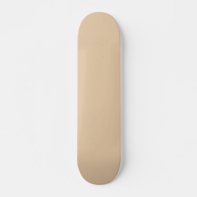 Skateboard Couleur solide Burly Wood (Devant)