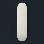 Skateboard Couleur solide de la colombe blanche<br><div class="desc">Couleur solide de la colombe blanche</div>