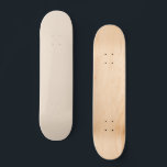 Skateboard Couleur solide de l'amande<br><div class="desc">Couleur amande solide. Couleur moderne.</div>