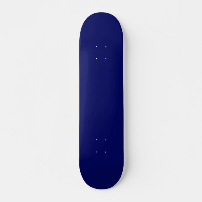 Skateboard Couleur solide marine foncée (Devant)