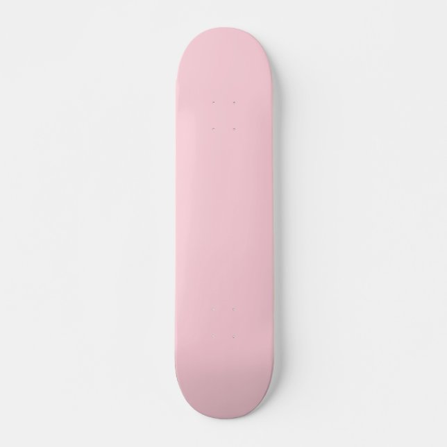 Skateboard Couleur solide rose millénaire (Devant)
