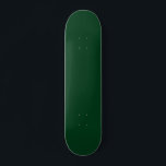 Skateboard Couleur solide vert foncé<br><div class="desc">Design vert foncé couleur solide.</div>