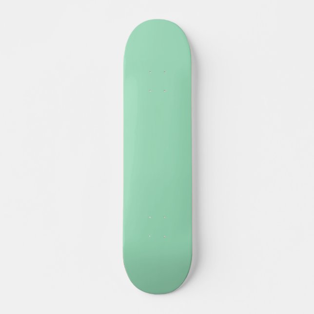 Skateboard Couleur solide verte marine (Devant)