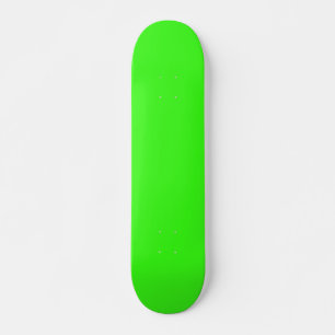 Skateboard Couleur solide verte néon