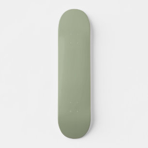 Skateboard Couleur solide verte Sage