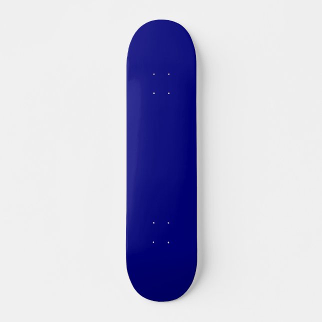 Skateboard Couleur uni bleu marine (Devant)
