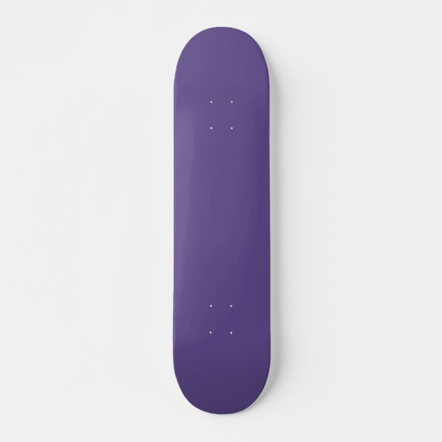 Skateboard Couleur uni violet ultra violet (Devant)