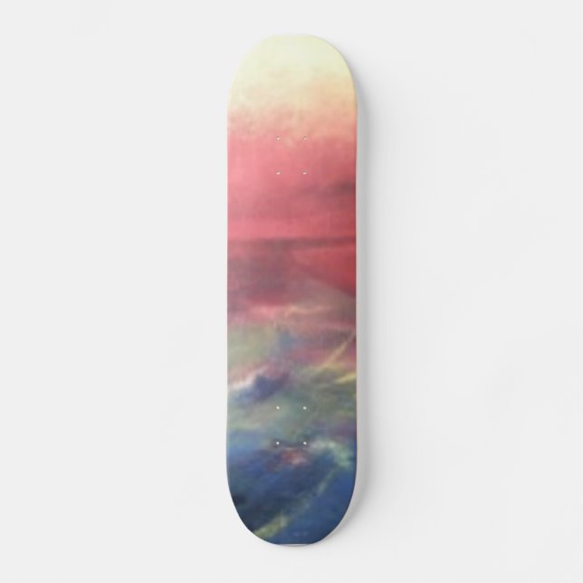 Skateboard couleur, Venise (Recto)