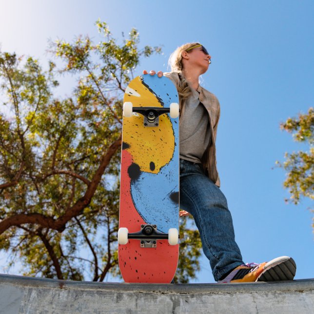Skateboard couleurs (Extérieur 1)