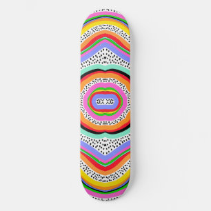 Skateboard Couleurs arc-en-ciel