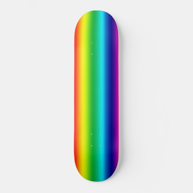 Skateboard Couleurs de l'arc-en-ciel (Recto)