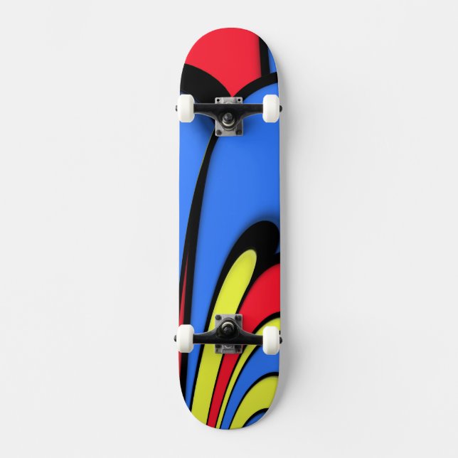 Skateboard Couleurs Festives (Recto)