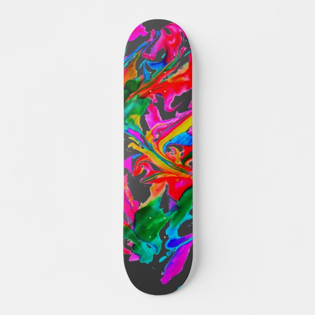 Skateboard Couleurs folles (Devant)