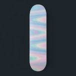 Skateboard couleurs pastel zig zag<br><div class="desc">planche à roulettes</div>