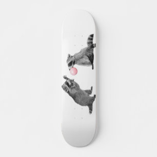 Skateboard Coupables Raccoons avec gomme à bulles