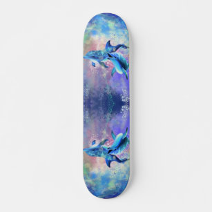 Skateboard Couple dauphin - Amour - Heureux
