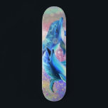 Skateboard Couple dauphin - Amour - Heureux -<br><div class="desc">Couple dauphin</div>