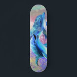 Skateboard Couple dauphin - Amour - Heureux -<br><div class="desc">Couple dauphin</div>