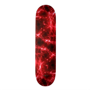 Skateboard Courants de lumière rouge