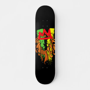 Skateboard Couronne de lion de Rasta